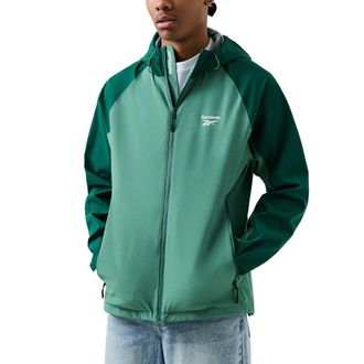 Reebok Lichtgewicht herenjack Rodden met raglanmouwen (Field Green)