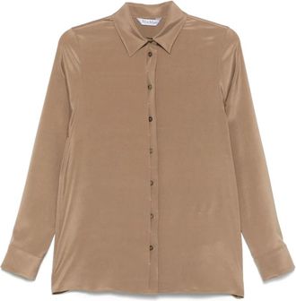 Max Mara Avion Shirt 120 007 - Dames - Overhemden - Bruin - S - Overhemden