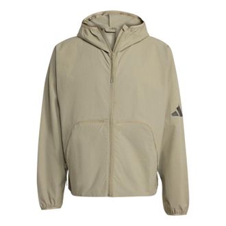 adidas Myshelter Loose-Fit Windbreaker Silver Pebble JW3631