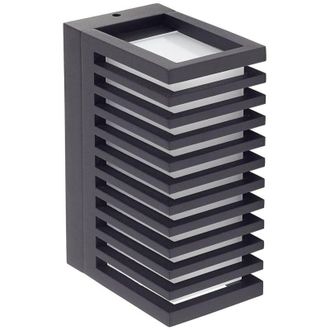 Lucande Lucande - L&aacute;mpara De Pared Led Exterior ariza En Negro Aluminio