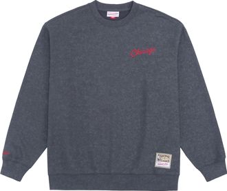 Mitchell & Ness x NBA Chicago Bulls Small Logo Sweatshirt Grey MNJYFWHD23093001