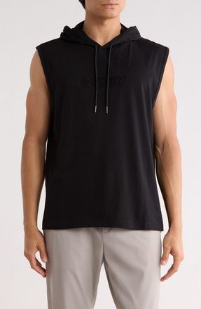 DKNY Mills Hooded Tank in Black at Nordstrom Rack, Size Medium