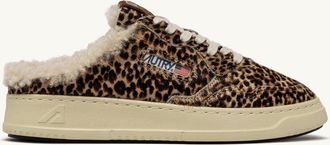 Autry SNEAKERS MEDALIST MULE EFFETTO CAVALLINO LEOPARD E SHEARLING