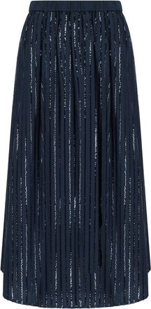 Weekend by Max Mara GONNA FIORDI BLU MAX MARA WEEKEND