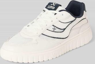 Lloyd Sneaker aus Leder-Textil-Mix Modell TORO WAVE in Offwhite, Gr&ouml;&szlig;e 41