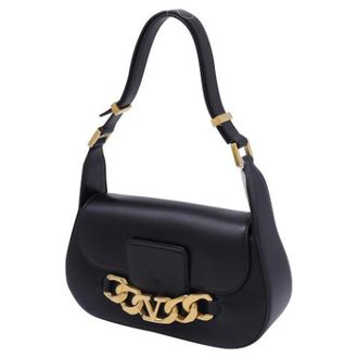 Valentino Tassen, Dames, Zwart, ONE Size, Leer, Shoulder Bag