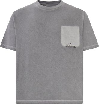 Amiri COTTON T-SHIRT WITH FRONT LOGO - Amiri - Man