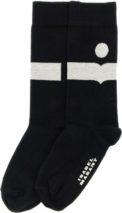 Isabel Marant Black Cotton Socks Clothing