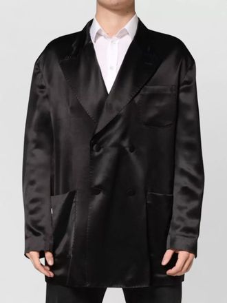Dolce & Gabbana silk double breasted blazer
