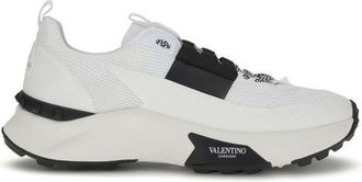 Valentino Garavani Mens Sneakers Low Top - White Leather - Size 39.5 EU/IT