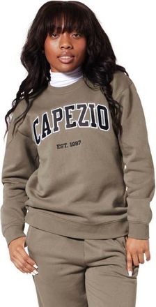 Capezio Varsity Sweatshirt in Light/pastel Green at Nordstrom, Size X-Small