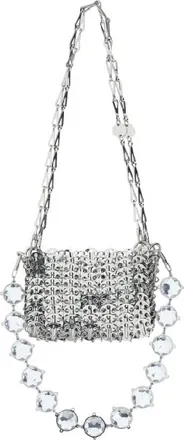 Paco Rabanne 1969 Nano Double Chain Shoulder Strap Bag