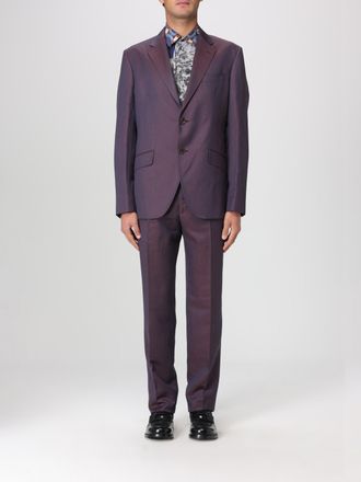 Etro Suit ETRO Men color Burgundy