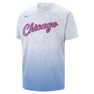Nike Chicago Bulls Essential City Edition Nike Mens NBA Max90 T-Shirt in White | HV5498-100