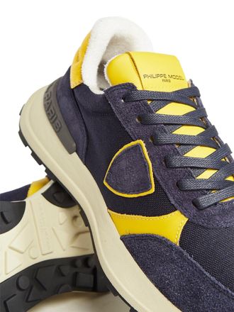 Philippe Model Womens Antibes Low Mondial Sneakers Blue Shoes >