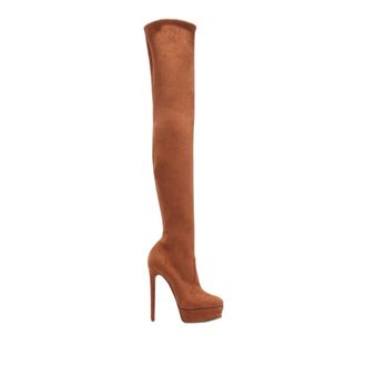 Casadei Over-knee Boots, female, Brown, Size: 10 1/2 US Flora Over-knee Boots