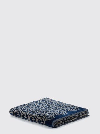 Philipp Plein Hexagon Monogram Jacquard Cotton Terry Beach Towel