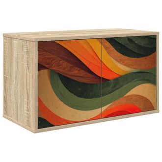 vidaXL Mueble De Tv Montado En La Pared Bonn 69 X 33 X 40 Cm Vidaxl