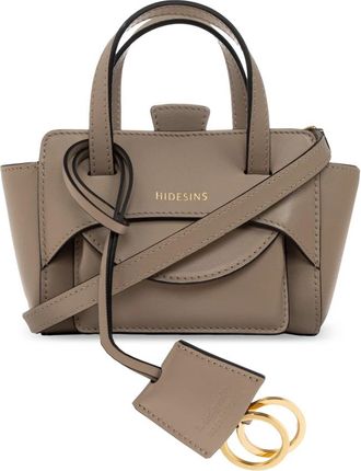 Hidesins Flap XS Premiere - Dames - Mini tas - Beige - ONE Size - Leer - Tassen