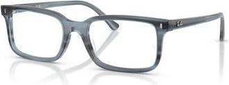 Ray-Ban 52mm Square optical glasses in Blue at Nordstrom