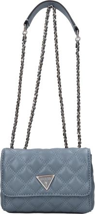 Guess Adelasia Schoudertas - Dames - Schoudertassen - Blauw - ONE Size - Leer - Tassen