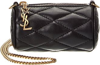 Saint Laurent Micro Sade Tube Leather Crossbody