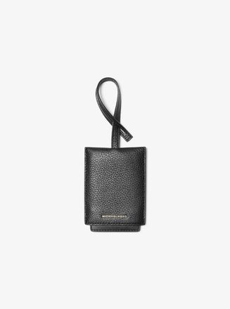 Michael Kors Jet Set Pebbled Leather Luggage Tag