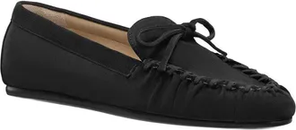 Stuart Weitzman Britt Bow Suede Loafer