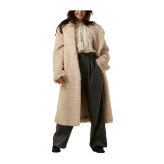Stand Studio Stand Studio, Jassen, Dames, Beige, L, Nicole Coat
