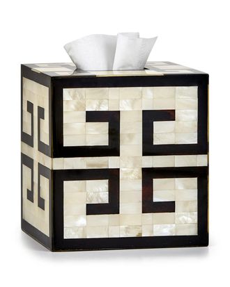 Labrazel Greek Key Tissue Box Cover