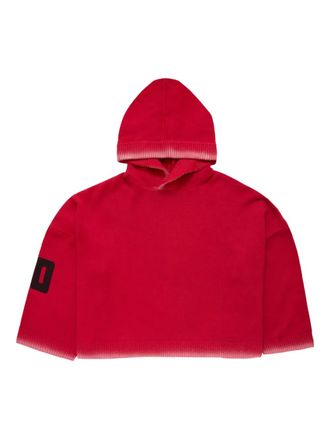 Spencer Badu graphic red hoodie - men - Wool - L