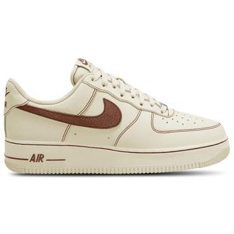 Nike Mens Air Force 1 07 LV8 - Running Shoes - Saddle Brown / Ivory Size 10.0