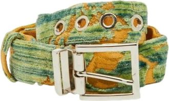 Dolce & Gabbana Pre-owned Canvas Riem - Dames - Vintage Accessoires - Veelkleurig - ONE Size - Vintage