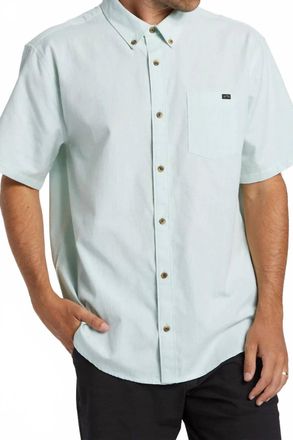 Billabong All Day Short Sleeve Woven Shirt In Bermuda