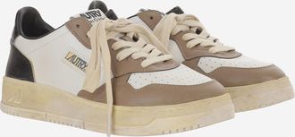 Autry Mens Leather Sneakers Multicolour Trainers