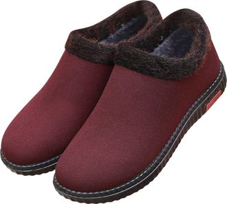 Generic Low Ankle Boots for Women Shoes Anti Boot Womens Boots Waetpoof Fleece Boot for Women Red