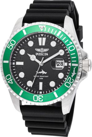 Invicta Pro Diver Date Quartz Black Dial Mens Watch 47166