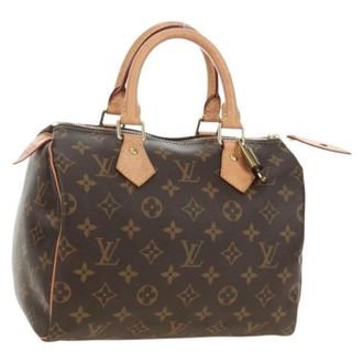 Louis Vuitton Pre-owned Vintage Monogram Hand Bag - Dames - Pre-owned - Bruin - Maat: ONE Size Leer
