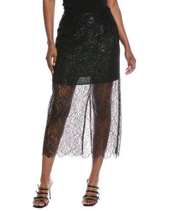 CeCe by Cynthia Steffe Lace Midi Skirt