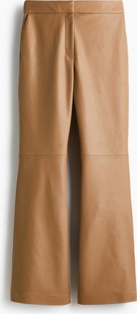 H&M Bootcut-Hose mit Coating - Beige