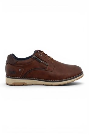 Mustang Mens Brown Faux Leather Casual Outdoor Shoes - M0031004