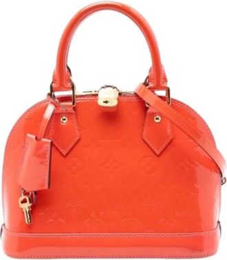 Louis Vuitton Pre-owned Handbags, female, Orange, Size: ONE SIZE Pre-owned Alma BB