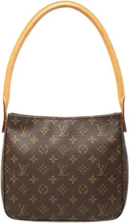 Louis Vuitton Pre-owned Looping MM Schoudertas - Dames - Vintage Schoudertas - Bruin - ONE Size - Leer - Vintage