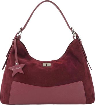 Pierre Cardin Schoudertas - Dames - Schoudertassen - Rood - ONE Size - Leer - Tassen