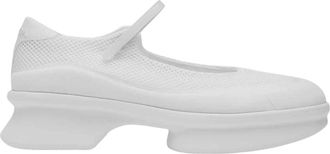 Prada Ballerina Punta Tonda September Drop - Dames - Ballerinas - Wit - 37 1/2 EU - Schoenen