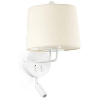 Faro Barcelona Faro Barcelona - Faro Montreal - L&aacute;mpara De Pared Con Luz De Lectura Blanca, E27