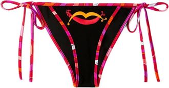 Pucci embroidered bikini brief - Black