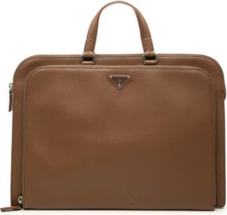 Prada Pre-owned Prada Saffiano Business Bag Unisex XPOH6UXY57DX0O4V