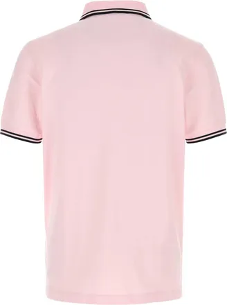 Fred Perry Mens Light Pink Piquet Polo Shirt Icedpinknvynvy Exterior: Cotton T-shirts And Polos