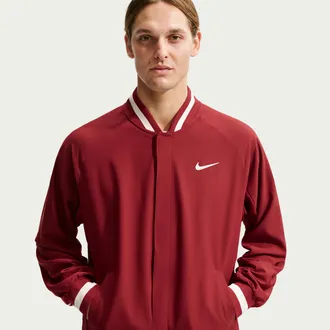 Nike Mens Court Slam Dri-FIT Tennis Jacket in Red | IM6613-677